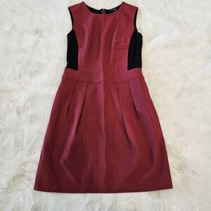 Theory Red and Black Women's Dress